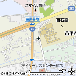 青森県上北郡おいらせ町苗振谷地38-1周辺の地図