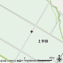 青森県平川市小和森（上平田）周辺の地図