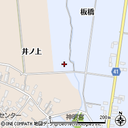 青森県平川市館山川合周辺の地図