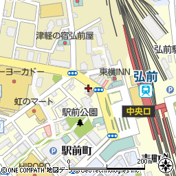 くいもの屋 わん 弘前駅前店周辺の地図