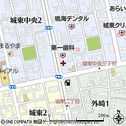 青い森信用金庫城東支店周辺の地図