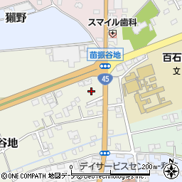 青森県上北郡おいらせ町苗振谷地35周辺の地図