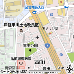 県営住宅城東団地周辺の地図