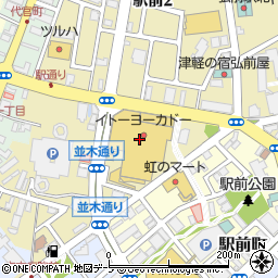 シネマクラブ弘前店周辺の地図