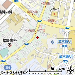 秋田銀行弘前支店周辺の地図