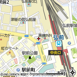 日本海庄や弘前駅前店周辺の地図