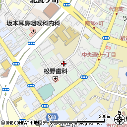 青森県弘前市上瓦ケ町周辺の地図