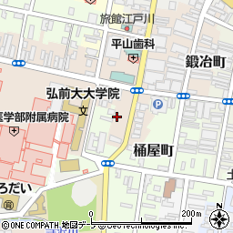 弘前小売酒販組合周辺の地図