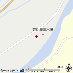 十和田市役所上下水道部　水道課浄水場周辺の地図