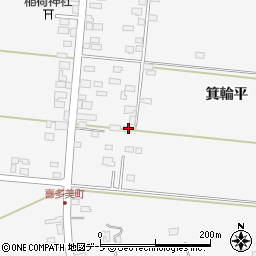 青森県十和田市相坂箕輪平186周辺の地図