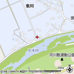 青森県弘前市真土東川188周辺の地図