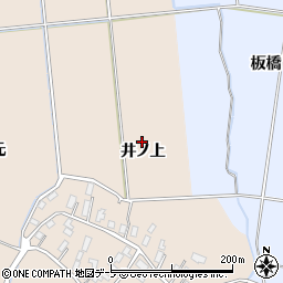 青森県平川市松館井ノ上周辺の地図