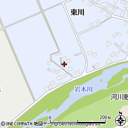 青森県弘前市真土東川164周辺の地図