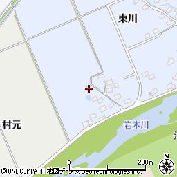青森県弘前市真土東川150周辺の地図