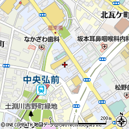 東奥信用金庫　本店周辺の地図