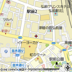 弘前公証役場周辺の地図