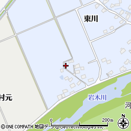 青森県弘前市真土東川168周辺の地図
