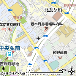 弘前中土手町商店街振興組合周辺の地図