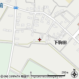 青森県平川市荒田下駒田154周辺の地図