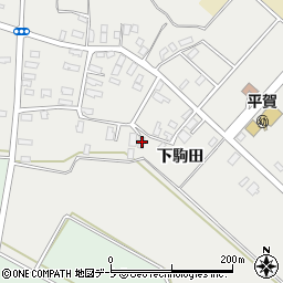 青森県平川市荒田下駒田153周辺の地図