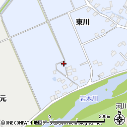 青森県弘前市真土東川162周辺の地図