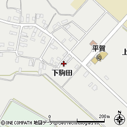 青森県平川市荒田下駒田204周辺の地図