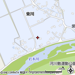青森県弘前市真土東川269-3周辺の地図