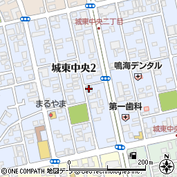 弘前シオン教会周辺の地図
