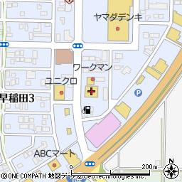 西松屋弘前城東店周辺の地図