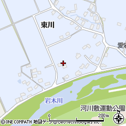 青森県弘前市真土東川269周辺の地図