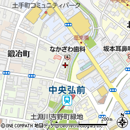 青森県弘前市北川端町9周辺の地図