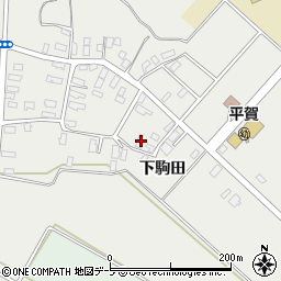 青森県平川市荒田下駒田150周辺の地図