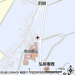 青森県弘前市鳥井野長田221周辺の地図