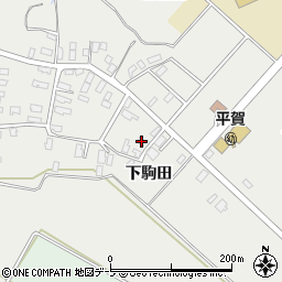 青森県平川市荒田下駒田149周辺の地図