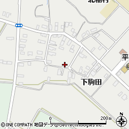 青森県平川市荒田下駒田157周辺の地図