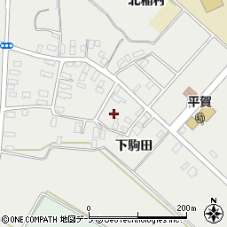 青森県平川市荒田下駒田148-1周辺の地図