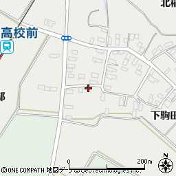 青森県平川市荒田下駒田179周辺の地図