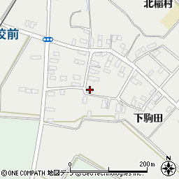青森県平川市荒田下駒田174周辺の地図