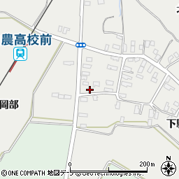 青森県平川市荒田下駒田71周辺の地図