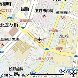 青森県弘前市北瓦ケ町5周辺の地図