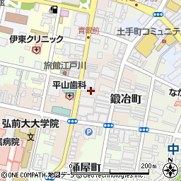 有限会社弘前ヒヤリング周辺の地図