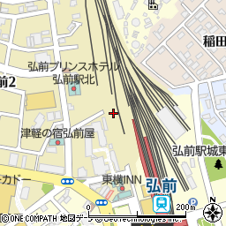 〒036-8002 青森県弘前市駅前の地図