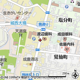 覚仙町周辺の地図