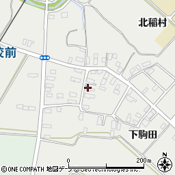 青森県平川市荒田下駒田171周辺の地図