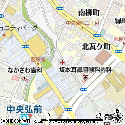 青森県弘前市西川岸町周辺の地図
