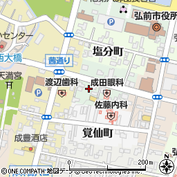ヒロサキ・バレエ・カンパニー周辺の地図