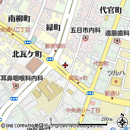 青森県弘前市北瓦ケ町10周辺の地図