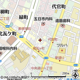 青森県弘前市緑町4周辺の地図