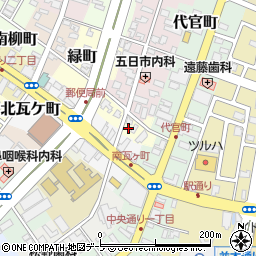 青森県弘前市緑町5周辺の地図
