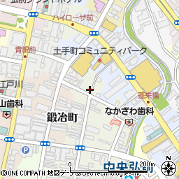 青森県弘前市新鍛冶町7周辺の地図